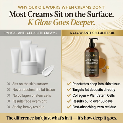 Anti-Cellulite Massage Oil - K Glow.