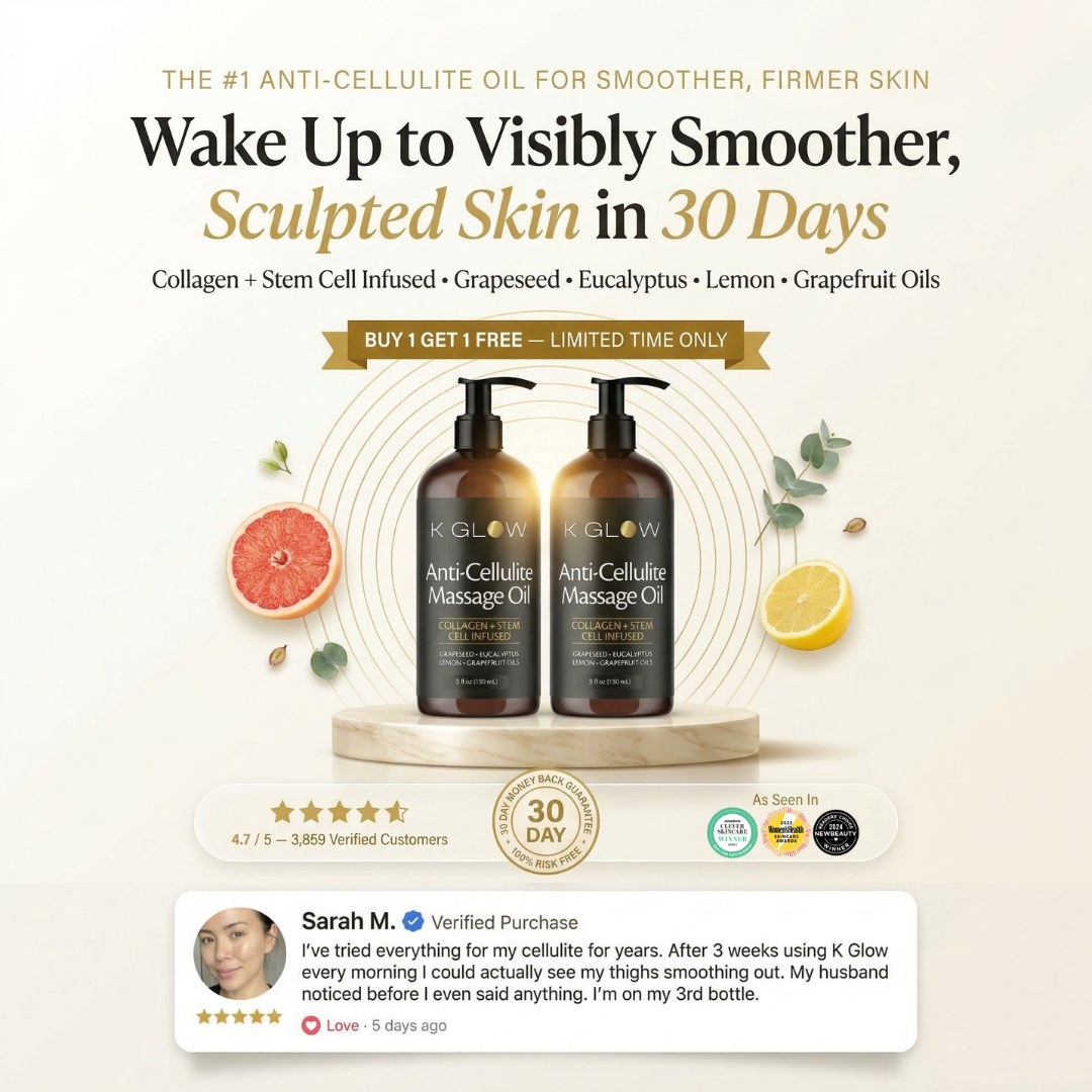 Anti-Cellulite Massage Oil - K Glow.