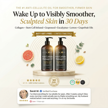 Anti-Cellulite Massage Oil - K Glow.