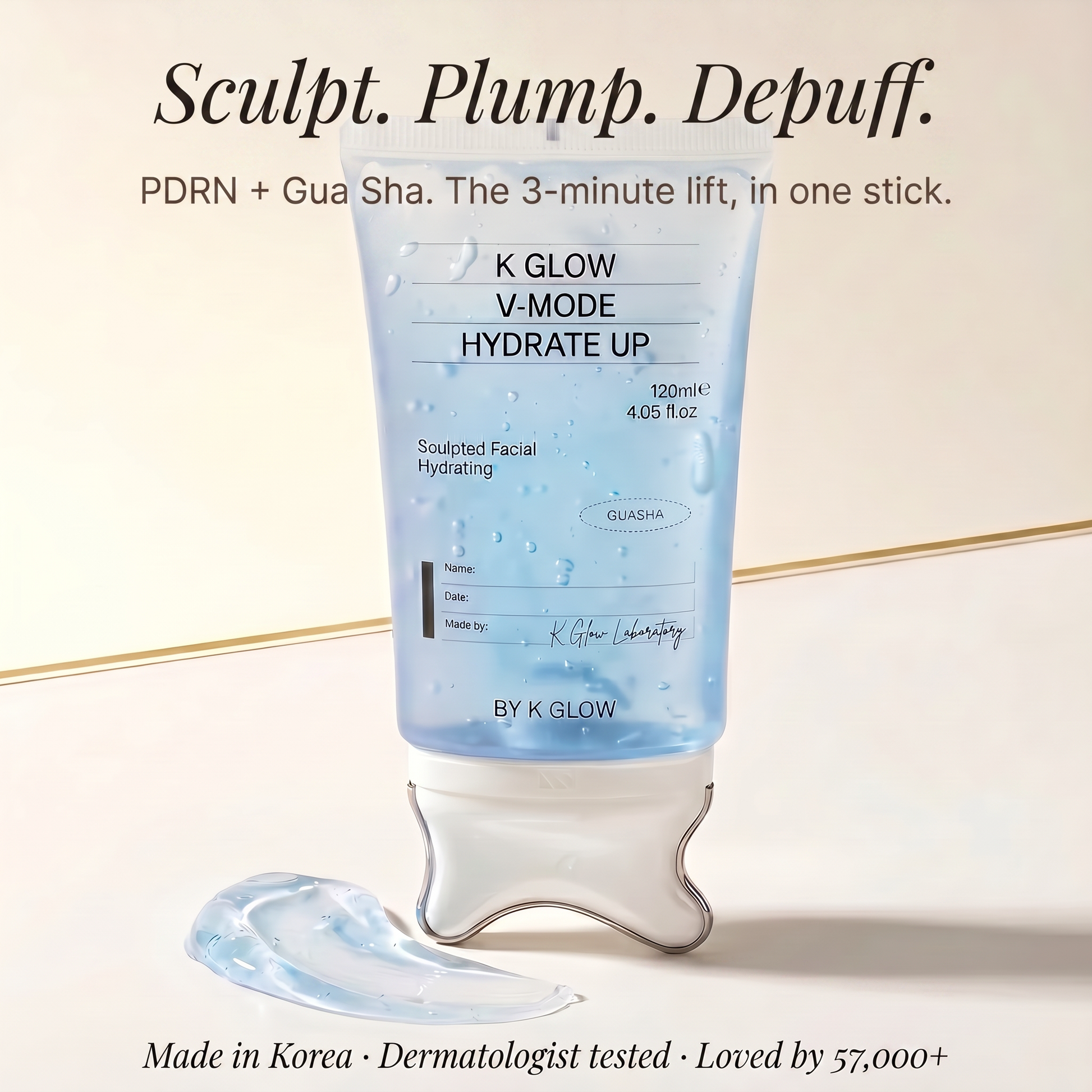 K Glow - PDRN Gua Sha Serum.