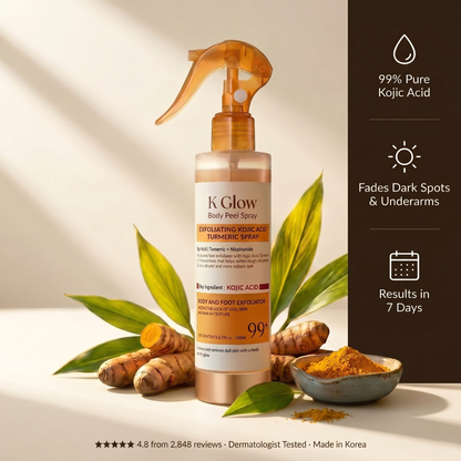 Exfoliating Body Peel Shot (Turmeric + Kojic Acid)